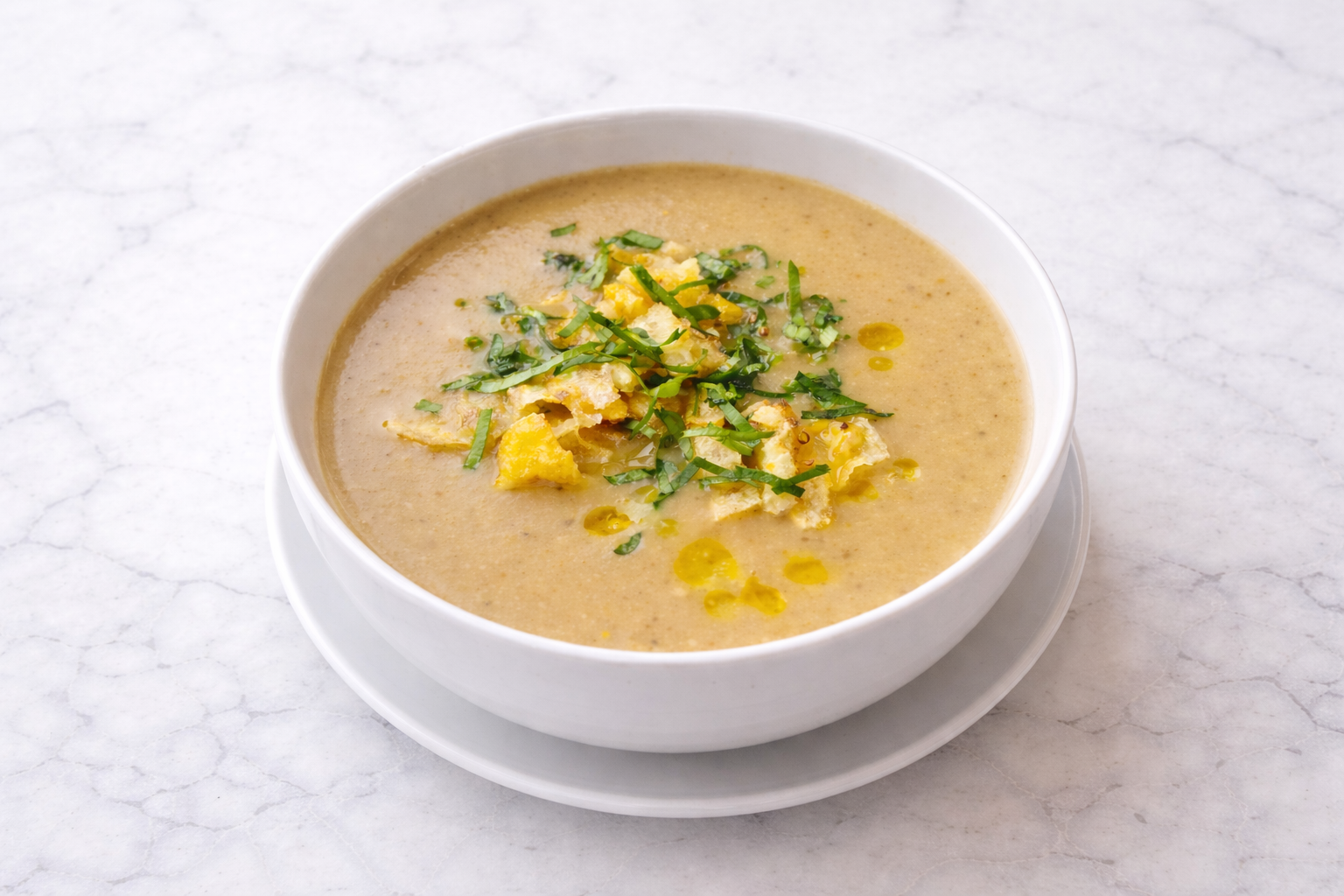 Sopa Cremosa de Platanutres