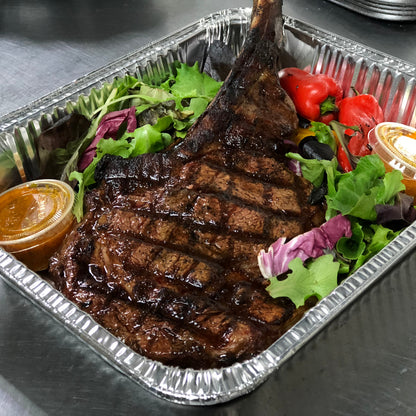 Aprende a Cocinar un Tomahawk Steak en Reverse Sear en BBQ de Carbón