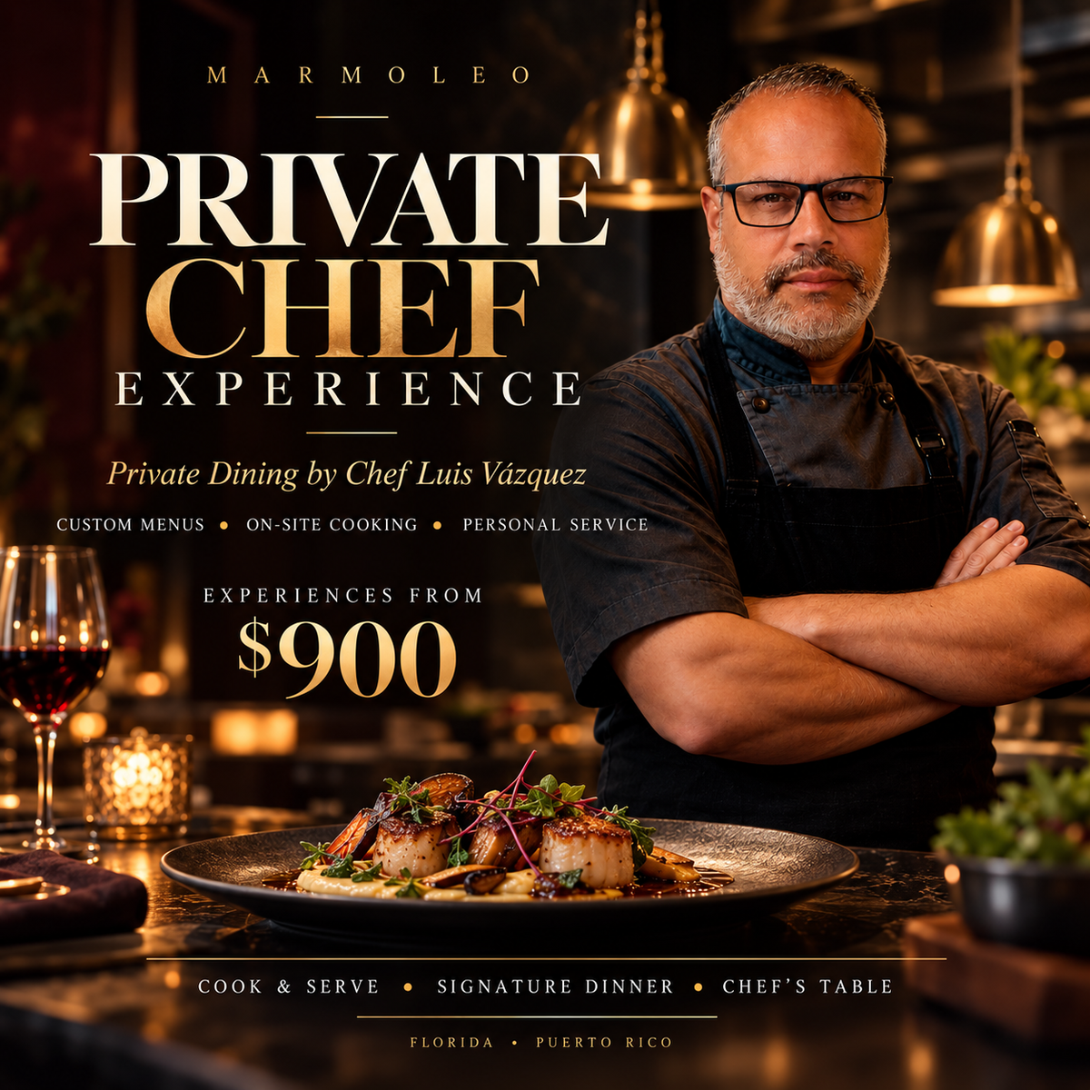 PRIVATE CHEF EXPERIENCE