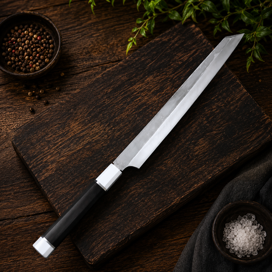 Sakai Takayuki Ginryu “Silver Dragon” Honyaki Sakimaru Takohiki 300mm