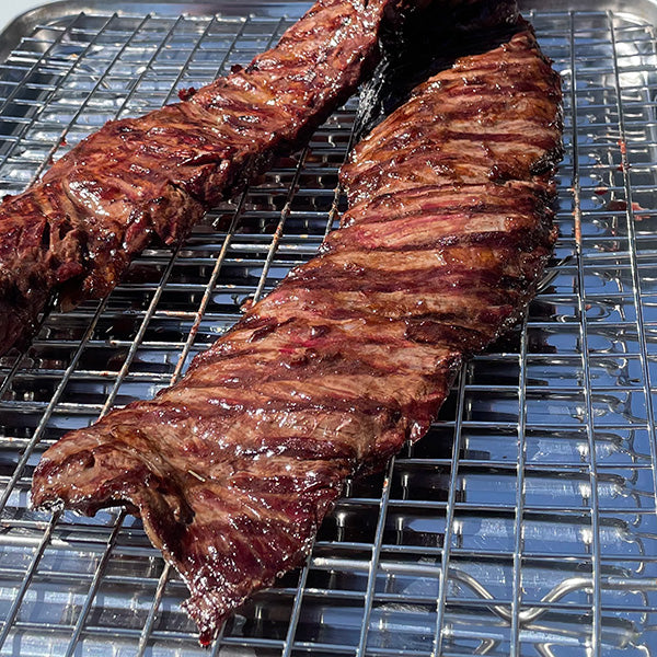 Cómo Cocinar un Outside Skirt en BBQ de Gas con Cocción Directa